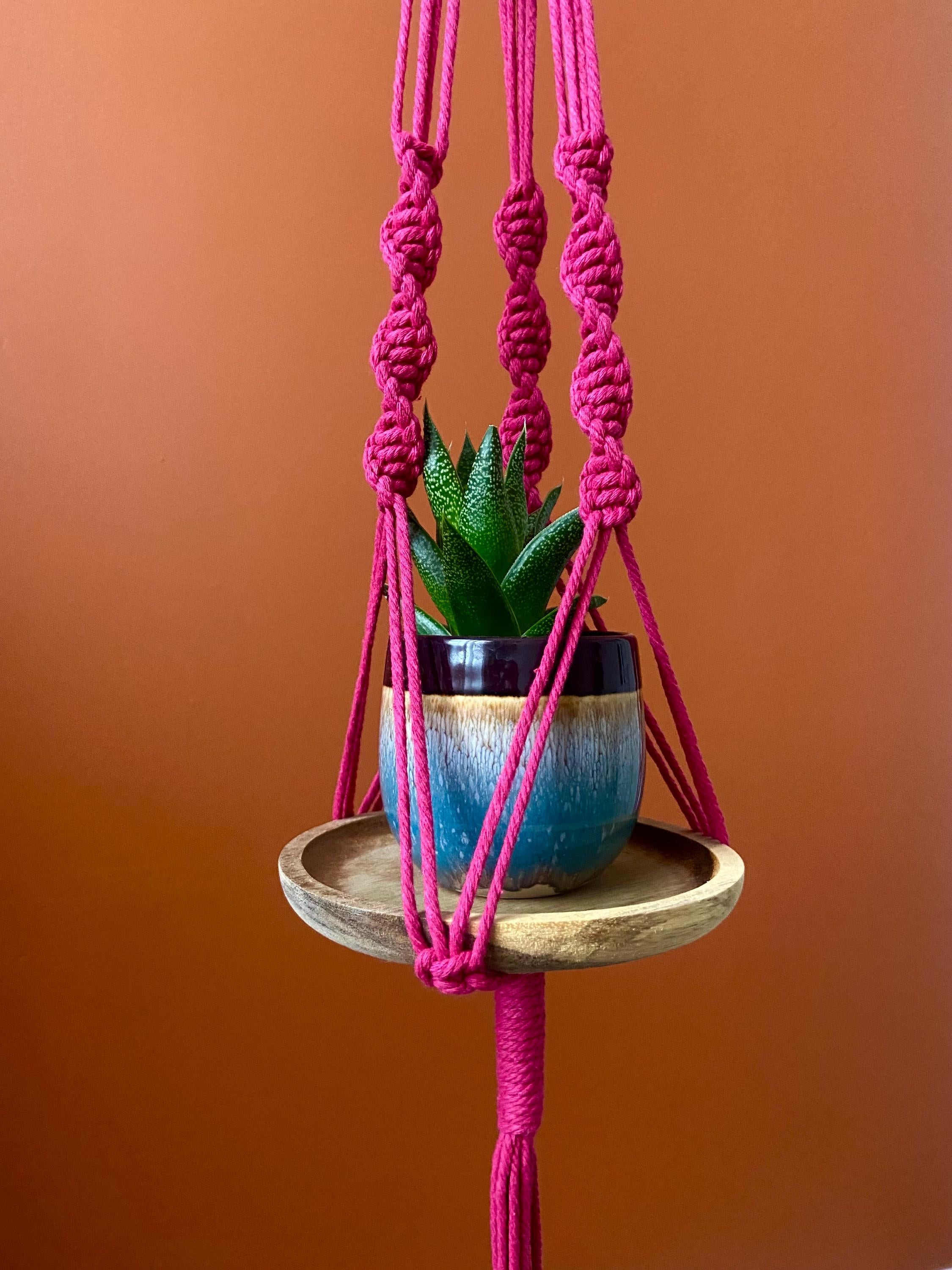 Macrame Plant Hanger 35"