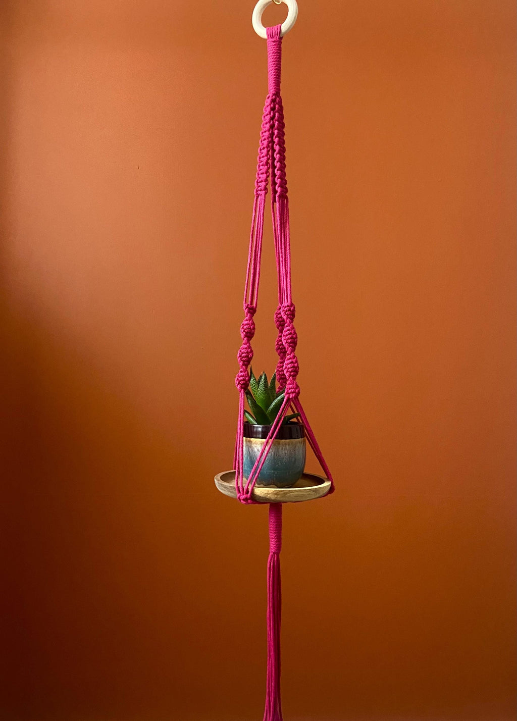 Macrame Plant Hanger 35"