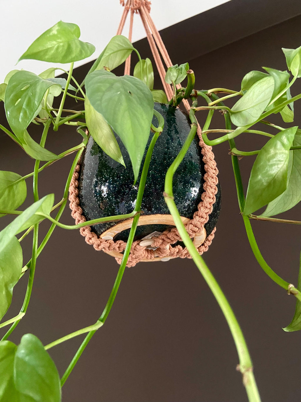 No Tassel Macrame Plant Hanger 28”
