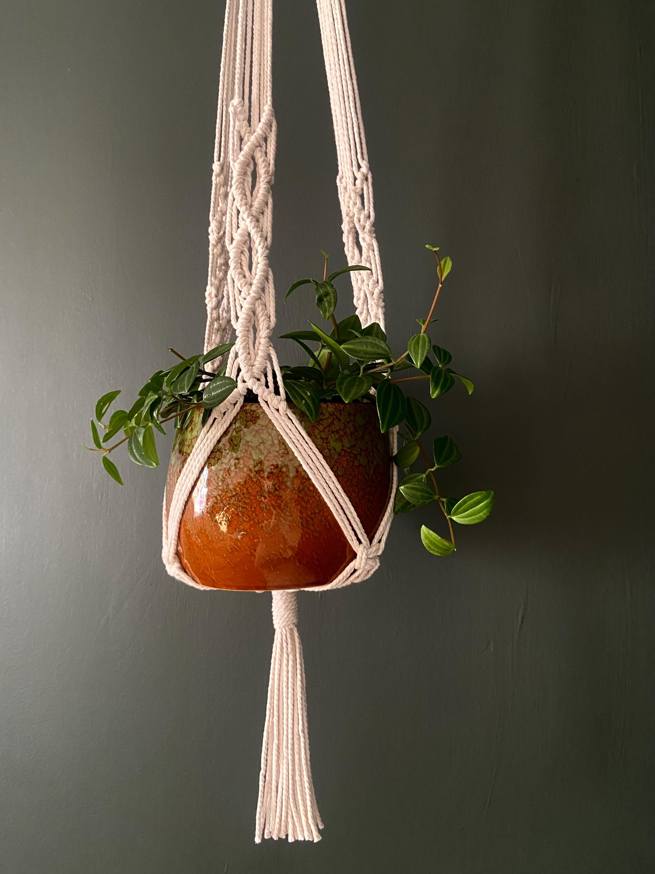 Extra Long Macrame Plant Hanger 44”