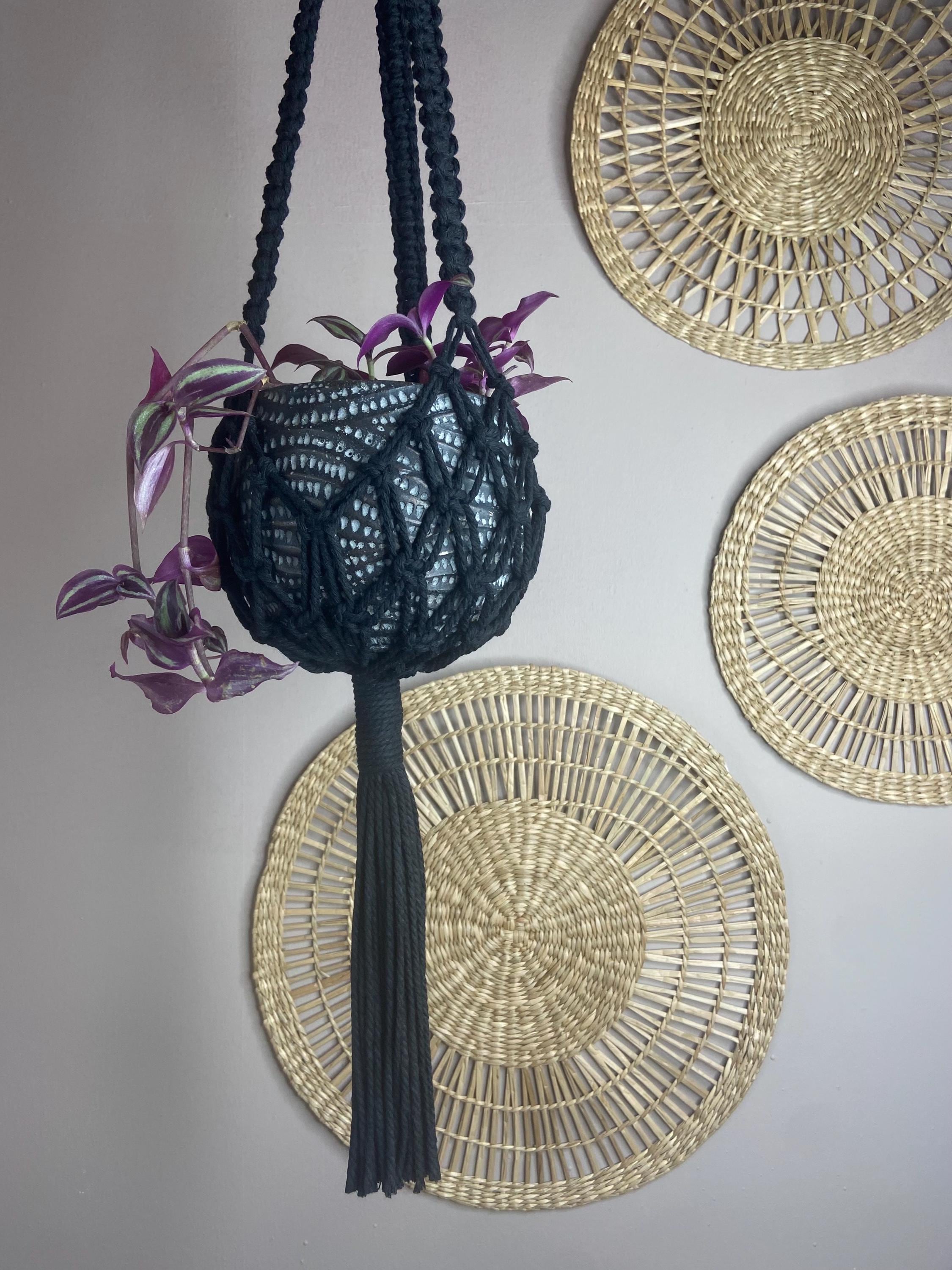 Net Macrame Plant Hanger, 31”