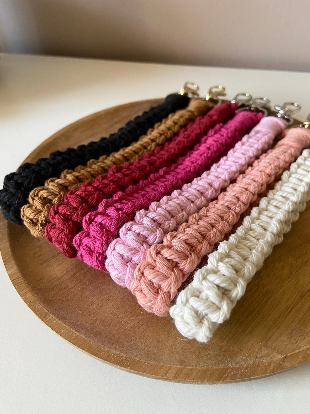 Macrame Wristlet Keychain