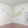 Macrame Toy Hammock, Stuffed Animal Storage, Squishmallow Holder, Teddy Hammock, Baby Shower Gift, Boho Nursery Decor Kids Room