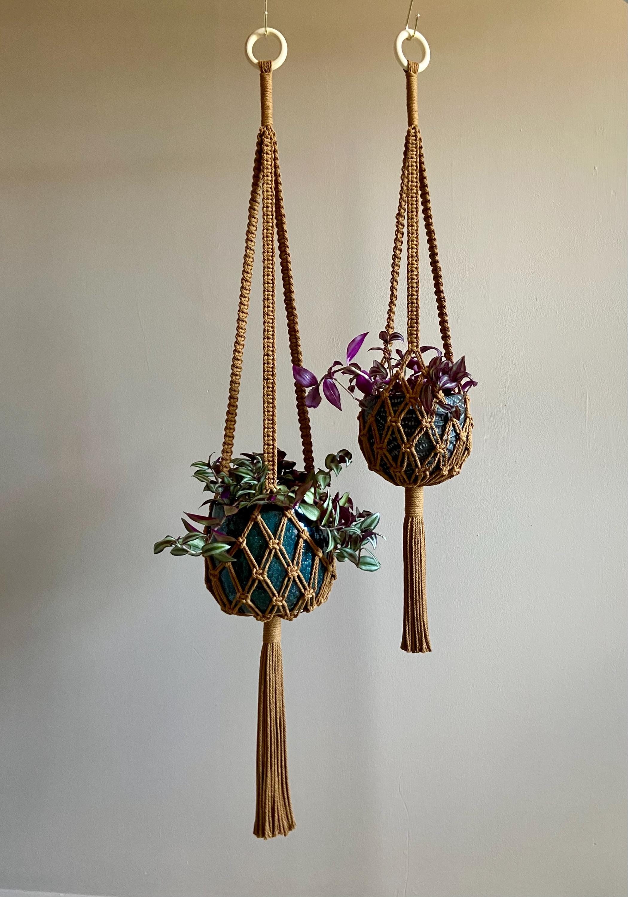 XL Net Macrame Plant Hanger 41”