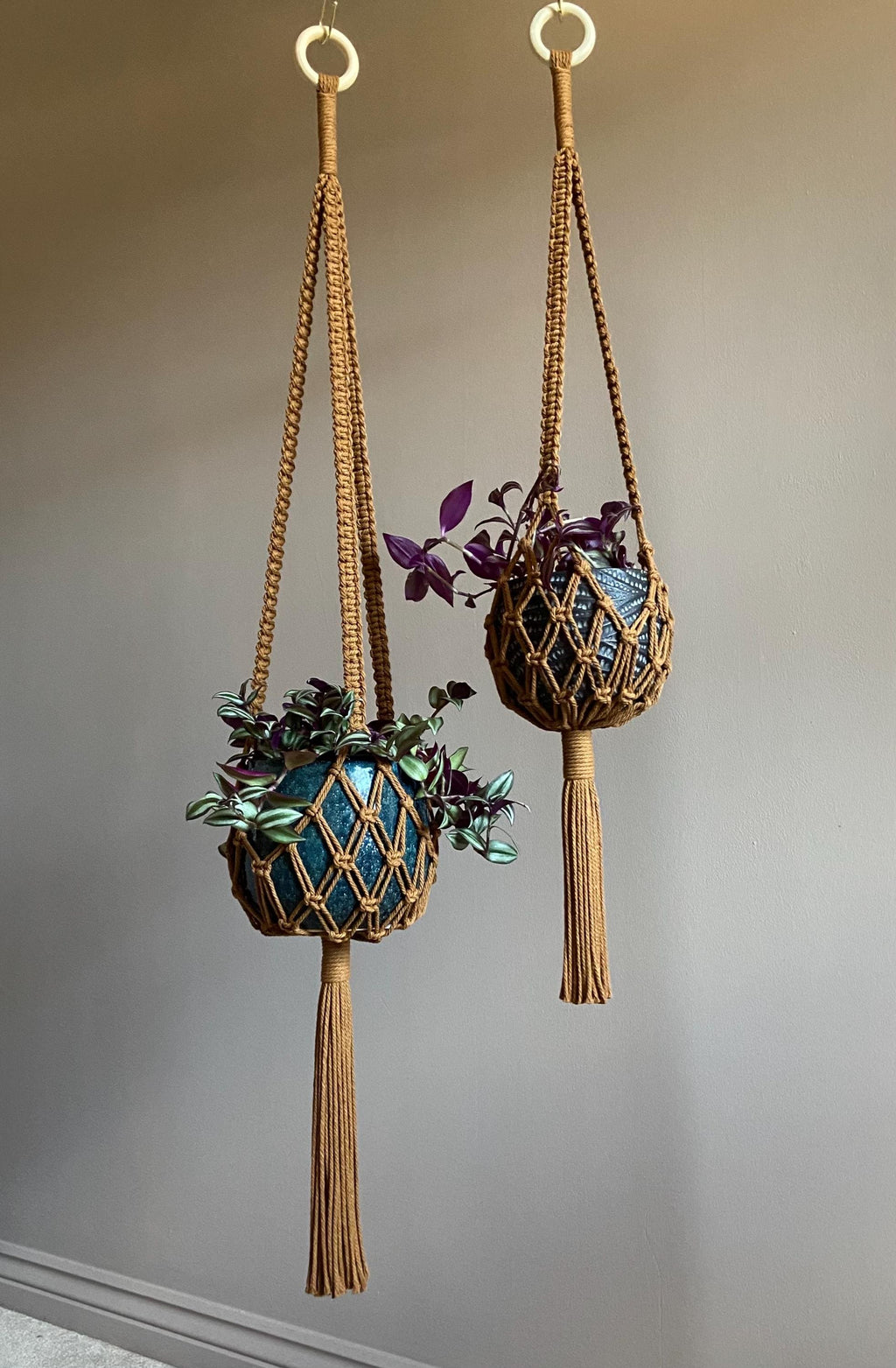 XL Net Macrame Plant Hanger 41”
