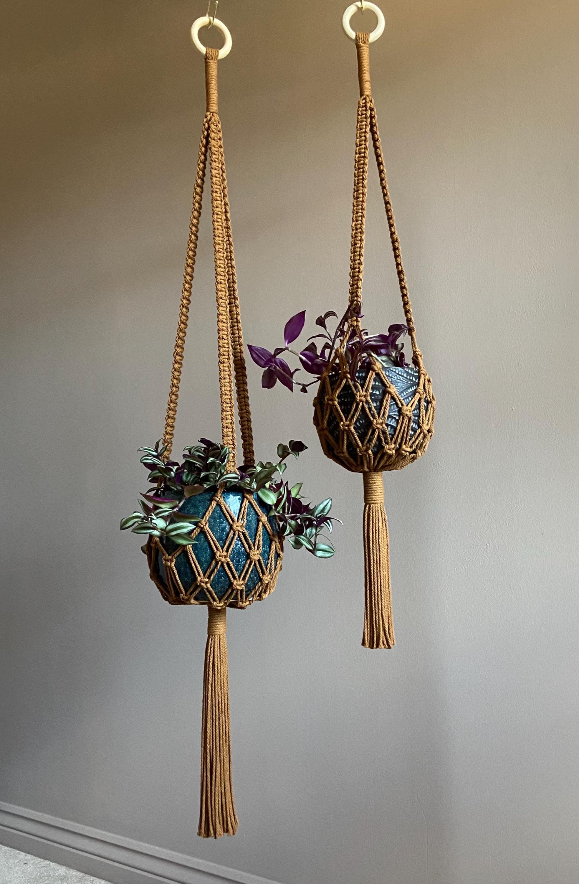 XL Net Macrame Plant Hanger 41”
