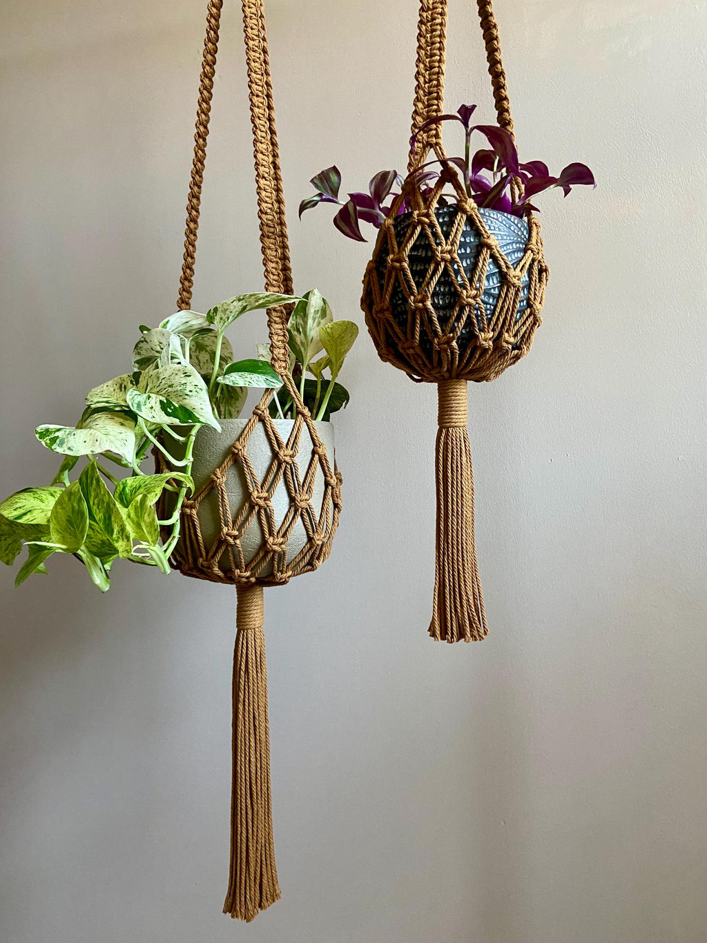 XL Net Macrame Plant Hanger 41”