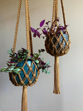 XL Net Macrame Plant Hanger 41”